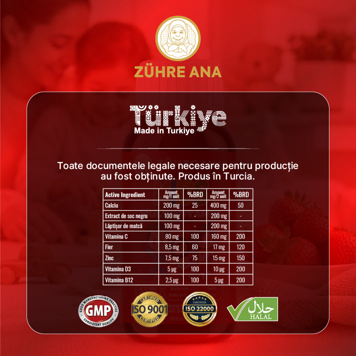 Sirop Multivitaminic pentru Copii cu Aromă de Căpșuni 150 ml — imagine 5