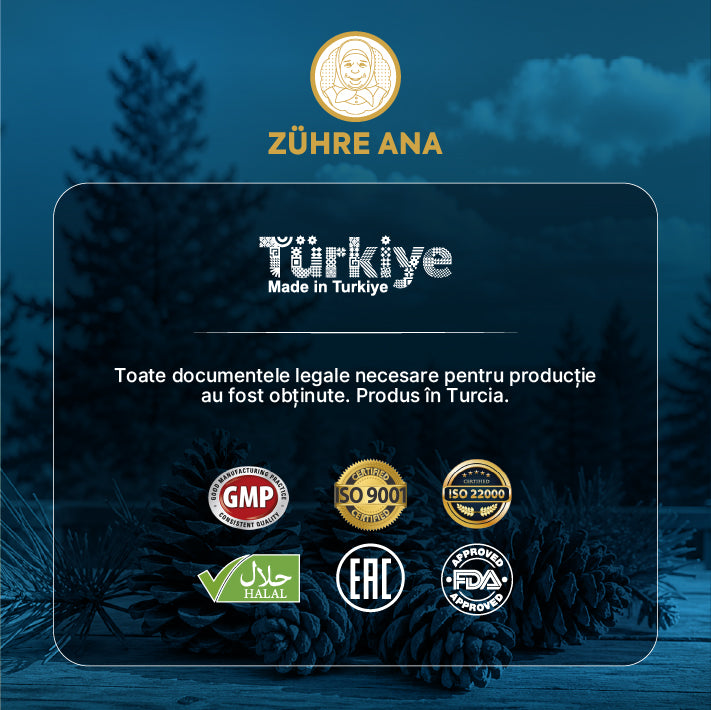 Zuhre Ana Pinecone Pastă 240 gr– Pastă Naturala — imagine 3