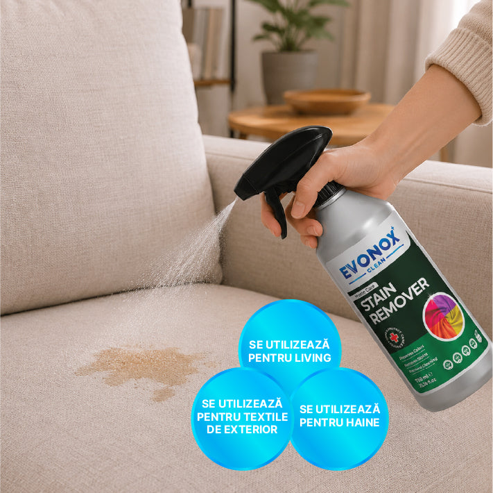 Spray de îndepărtare a petelor Evonox Clean Multi-Purpose Ultra Puternic 750 ml - Vegan — imagine 4