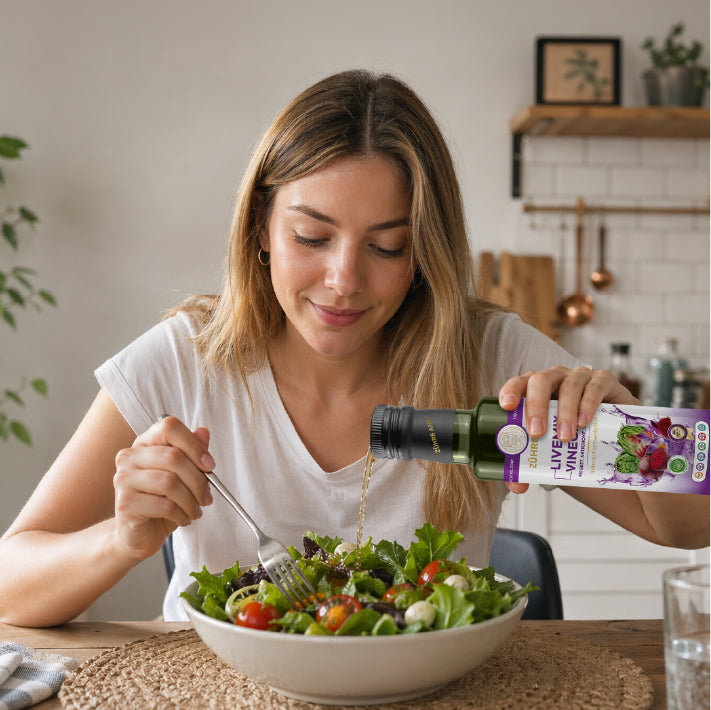 Zuhre Ana Oțet Livemix Fermentație Naturală 500 ml — imagine 2