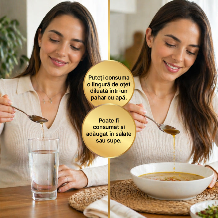 Zuhre Ana Oțet Livemix Fermentație Naturală 500 ml — imagine 4