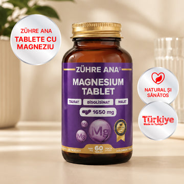 Zuhre Ana Magneziu Bisglicinat, Taurat, Malat 60 Tablete
