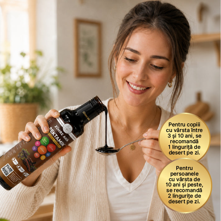 Pektamin - Un amestec de melasă de dud negru, roșcov și ienupăr (fortificat cu vitamine) — imagine 2