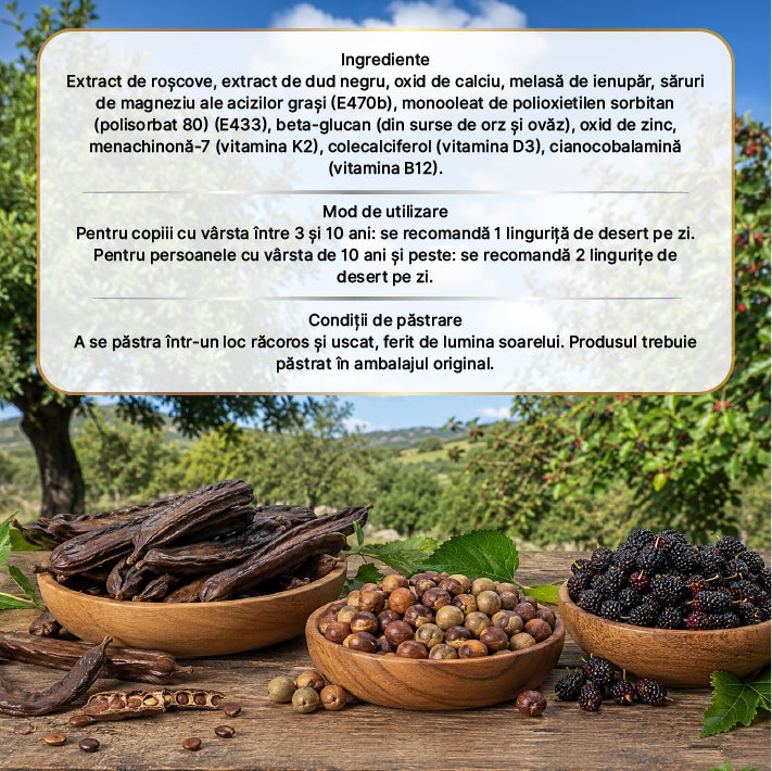 Pektamin - Un amestec de melasă de dud negru, roșcov și ienupăr (fortificat cu vitamine) — imagine 3
