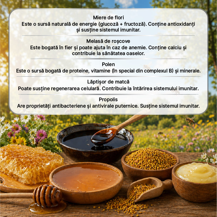 Pastă de Propolis cu Beta Glucan și Ginseng 240 gr — imagine 5