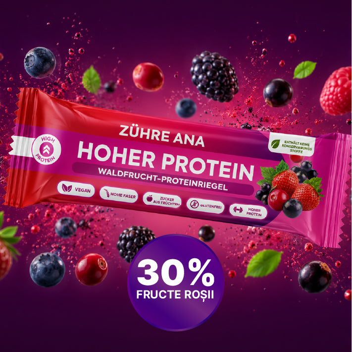 Bară Proteică cu Fructe de Pădure 40 gr x 12 bucăți — imagine 2