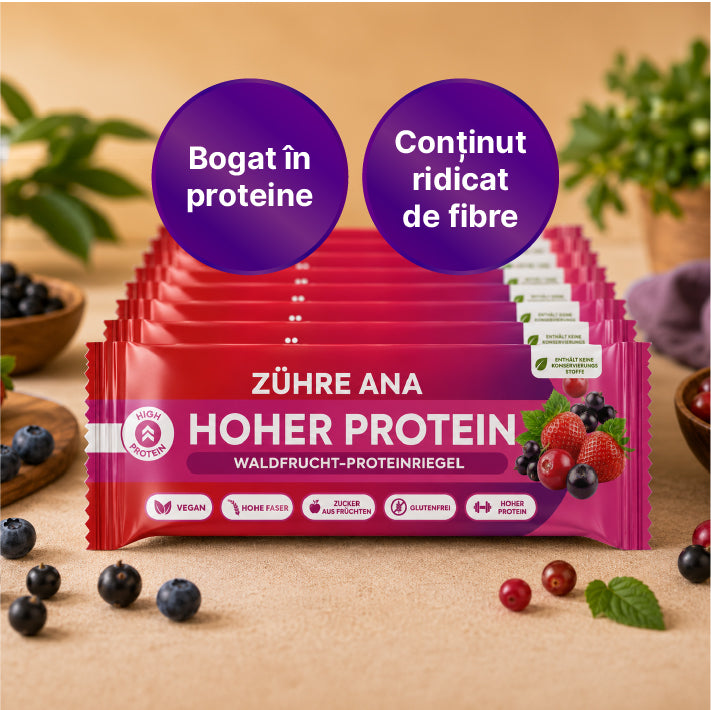 Bară Proteică cu Fructe de Pădure 40 gr x 12 bucăți — imagine 4