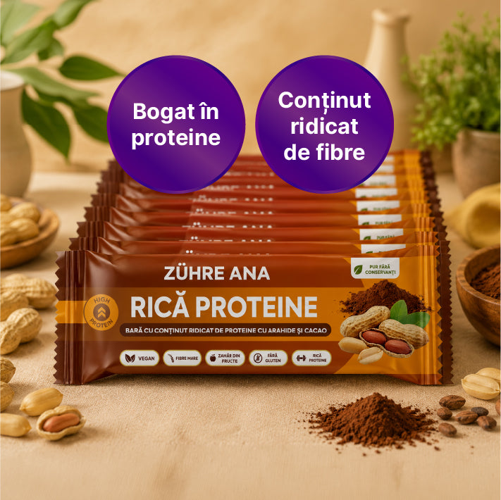 Bară Proteică cu Arahide și Cacao 40 gr x 12 bucăți — imagine 4