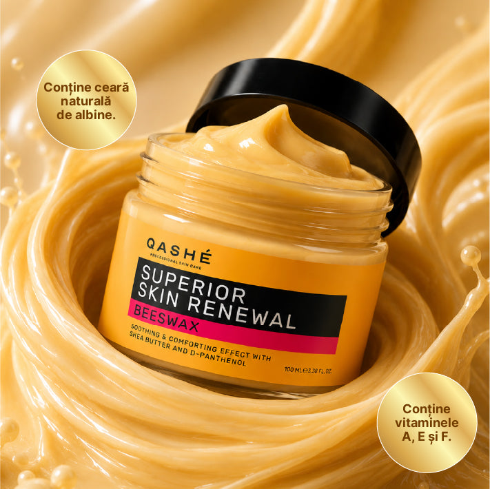 Qashé Cremă cu D-Pantenol și ceară de albine, previne vergeturile, repară și calmează – 100 ml — imagine 4