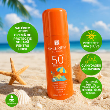 Loțiune de protecție solară pentru copii SPF 50, 100 ml |  (UVA/UVB)