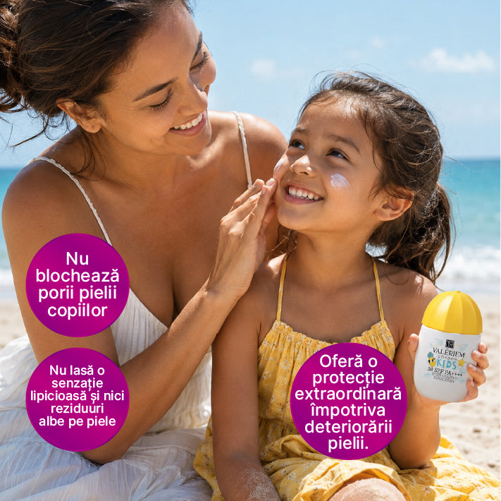 Valeriem London Loțiune de protecție solară pentru copii SPF 50 – 50 ml