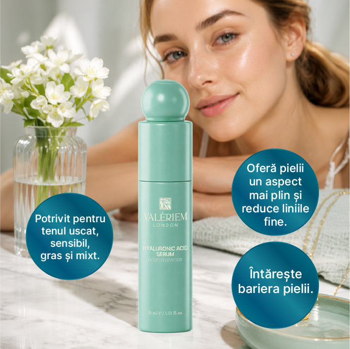 Valeriem London Ser cu acid hialuronic – 30 ml