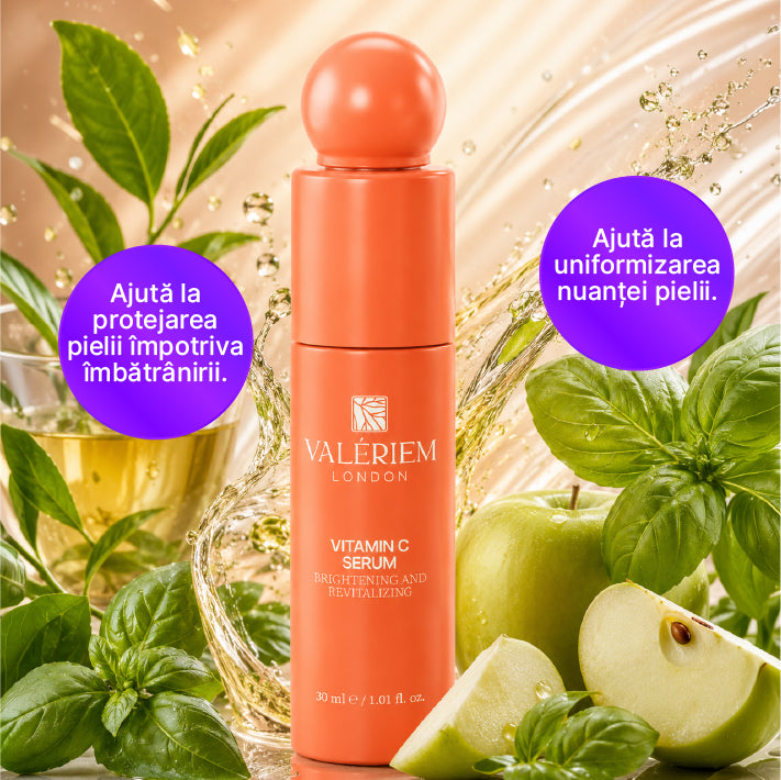 Valeriem London Ser cu vitamina C – Luminozitate și vitalitate – 30 ml