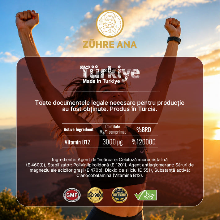 Tabletele Zühre Ana cu Vitamina B12 — imagine 2